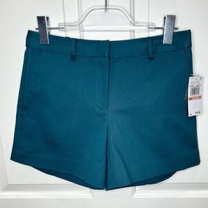 NWT Michael Kors‎ Women's Shorts Spring 22 Fashion Basics Casual Teal Size 2